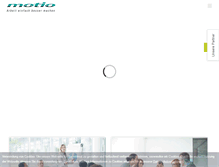 Tablet Screenshot of motio.de